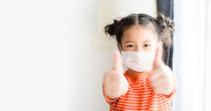 Coronavirus,Covid-19,Pm2.5.online,Education.little,Chinese,Girl,Wearing,Face,Mask,Show