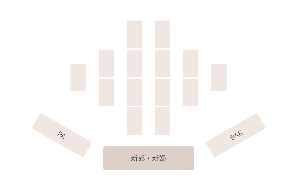 長テーブルスタイル イメージ画像
